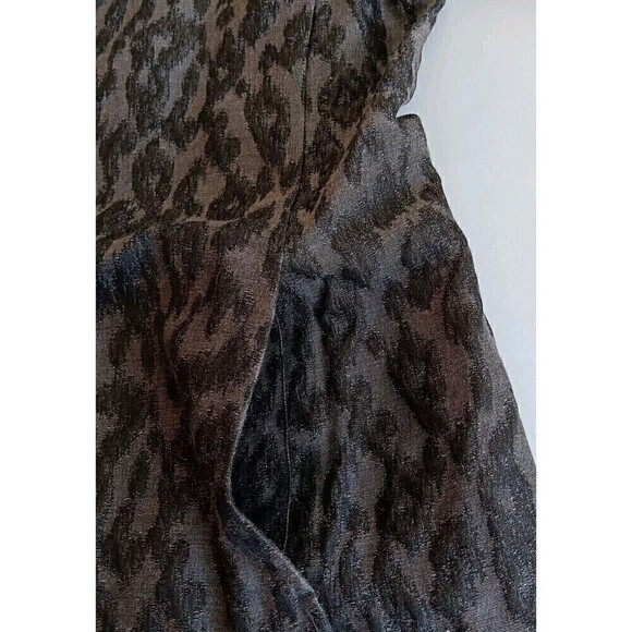 Eileen Fisher Sz XS Cotton Silk Blend Knee-length 3/4" Sleeve Unlined Jacket - Picture 8 of 11